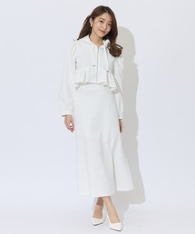 AND COUTURE（アンドクチュール）の「ペプラムパーカーセットアップ（セットアップ）」