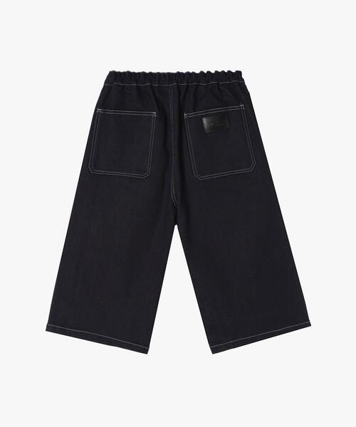 agnes b.（アニエスベー）の「キッズ デニムバミューダパンツ（デニムパンツ・キッズ・ブルー系その他・8YEAR/10YEAR/12YEAR/4YEAR/6YEAR）」の2枚目の写真