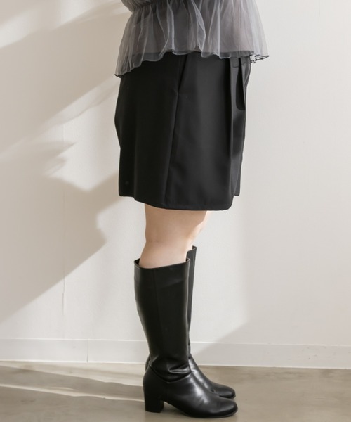 CLETTE(クレット)の「ハイウエストショートパンツ(その他パンツ・レディース・ブラック/ピンク/ブラウン・4L/3L/LL)」の11枚目の写真