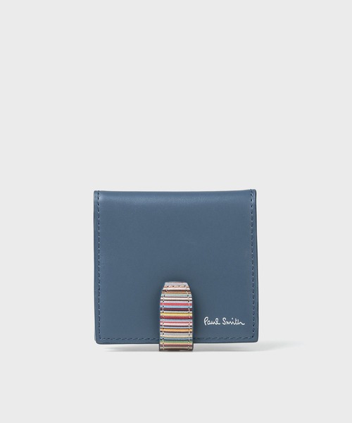 すぐ届く【Paul Smith】ギフト ストライプ タブ コインケース Paul Smith OUTLET｜【公式】ストライプステッチタブ コイン