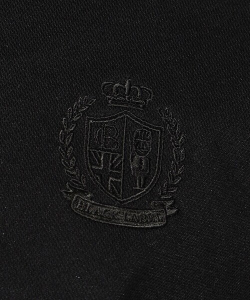 BLACK LABEL CRESTBRIDGE(ブラックレーベル・クレストブリッジ)の「【WEB・一部店舗限定】パーシャルチェックポロシャツ(ポロシャツ・メンズ・ブラック/オフホワイト・L/M)」の9枚目の写真