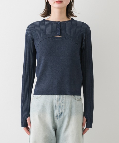 セール】2Pレイヤードセーター（ニット/セーター）｜SENSE OF PLACE by