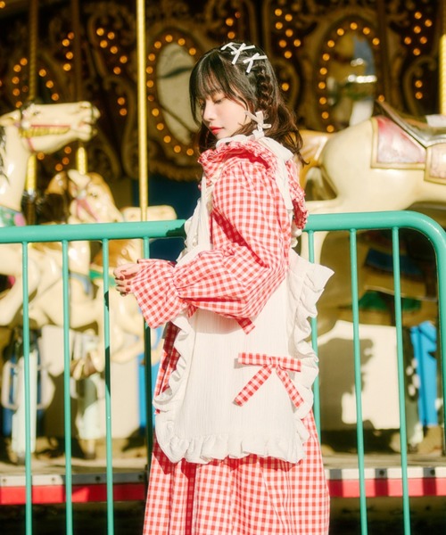 kutir（クティール）の「【クティールとレトロ】フリルリボントートバッグ（トートバッグ・レディース・オフホワイト/ホワイト系その他/ベージュ系その他/ベージュ・FREE）」の20枚目の写真