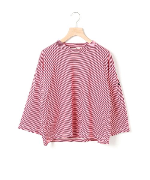 MidiUmi モックネックボーダーワイドT