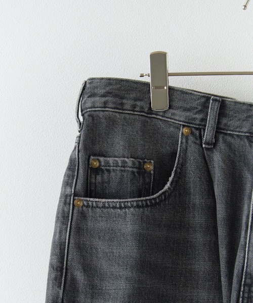 GUNG HO（ガンホー）の「GUNGHO/ガンホー DENUM BAGGY PANTS デニムバギーパンツ ルーズシルエット（デニムパンツ・メンズ・ホワイト/ライトブルー/ブラック・M/XL/L）」の5枚目の写真