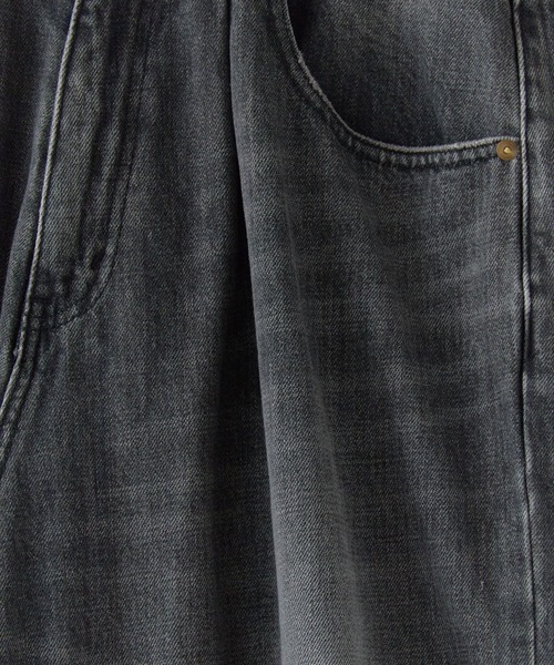 GUNG HO（ガンホー）の「GUNGHO/ガンホー DENUM BAGGY PANTS デニムバギーパンツ ルーズシルエット（デニムパンツ・メンズ・ホワイト/ライトブルー/ブラック・M/XL/L）」の7枚目の写真