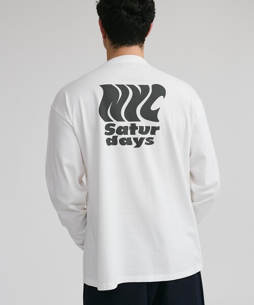 今 話題 の 人気 商品 セール】Wavy Saturdays LS Tee（Tシャツ/カットソー メンズウェア