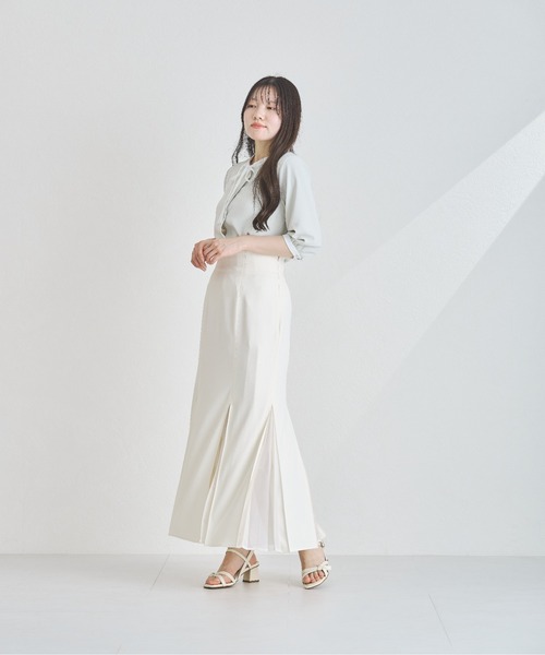 セール】ZOZO限定 2025春夏新作 配色リボンブラウス（シャツ