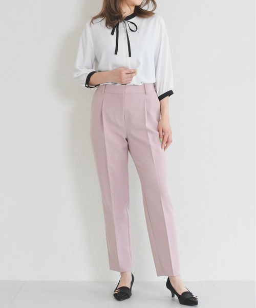 MISCH MASCH(ミッシュマッシュ)の「ZOZO限定 配色リボンブラウス(シャツ/ブラウス・レディース・ホワイト/ライトグリーン/ネイビー・フリ-)」の13枚目の写真