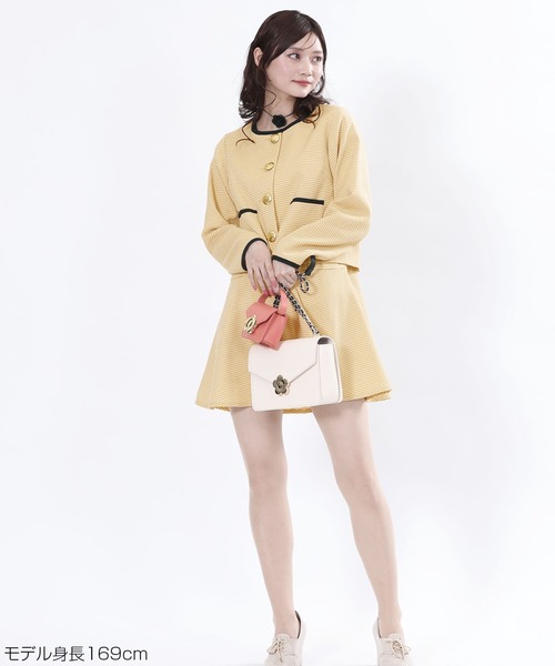 mary quant ツイードパイピング ジャケット