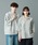 RUUBONi[{j́uyRUUBONzgeo mesh skipper knit polo shirt /WIbVXLbp[jbg|Vci|VcjvbCgO[