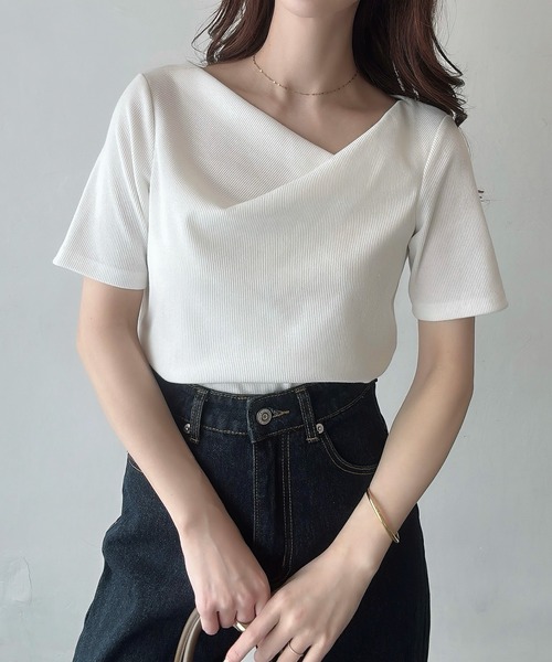 MIDAS アシンメトリック ブラックカットソー　【大幅値下げ依頼可能】 MIDAS アシンメトリック ブラックカットソー 【大幅値下げ依頼可能