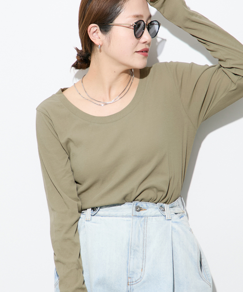 tシャツ シアーフライス2WAYロングスリーブ レディース シアーフライス2WAYロングスリーブ（Tシャツ/カットソー