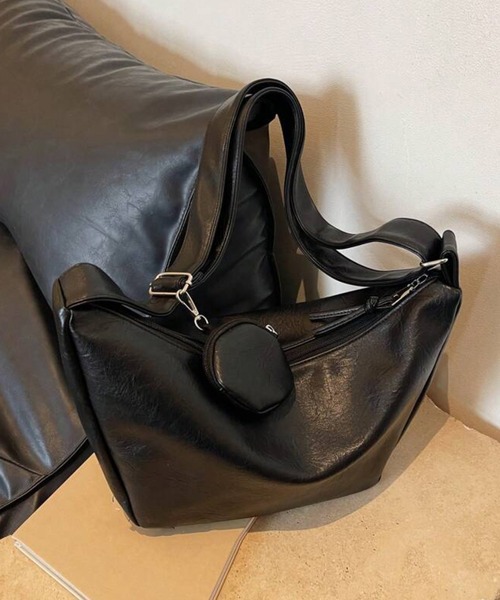 NOLITA LABORATORY（ノリータラボラトリー）の「【 NOLITA / ノリータ 】レザータイプ バッグチャーム 小物入れ 付 ショルダーバッグ クロスボディバッグ（ショルダーバッグ・レディース・ブラウン/オフホワイト/ブラック・FREE）」の8枚目の写真