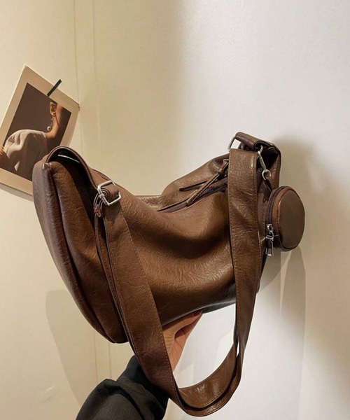 NOLITA LABORATORY（ノリータラボラトリー）の「【 NOLITA / ノリータ 】レザータイプ バッグチャーム 小物入れ 付 ショルダーバッグ クロスボディバッグ（ショルダーバッグ・レディース・ブラウン/オフホワイト/ブラック・FREE）」の22枚目の写真