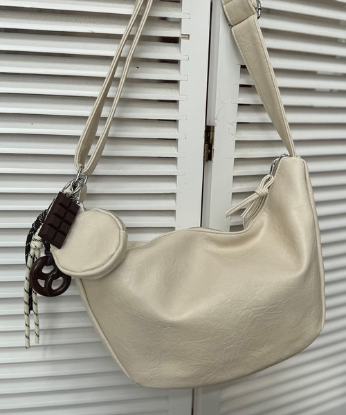NOLITA LABORATORY（ノリータラボラトリー）の「【 NOLITA / ノリータ 】レザータイプ バッグチャーム 小物入れ 付 ショルダーバッグ クロスボディバッグ（ショルダーバッグ・レディース・ブラウン/オフホワイト/ブラック・FREE）」の17枚目の写真