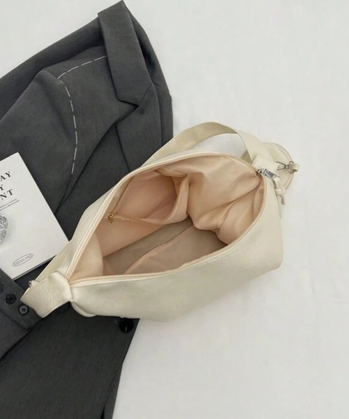 NOLITA LABORATORY（ノリータラボラトリー）の「【 NOLITA / ノリータ 】レザータイプ バッグチャーム 小物入れ 付 ショルダーバッグ クロスボディバッグ（ショルダーバッグ・レディース・ブラウン/オフホワイト/ブラック・FREE）」の19枚目の写真