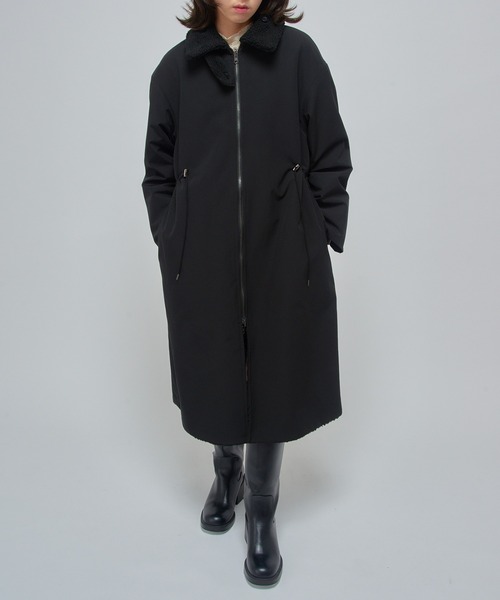 セール】【VACHEMENT】リサイクルシェルタフタ×ボア リバーシブル