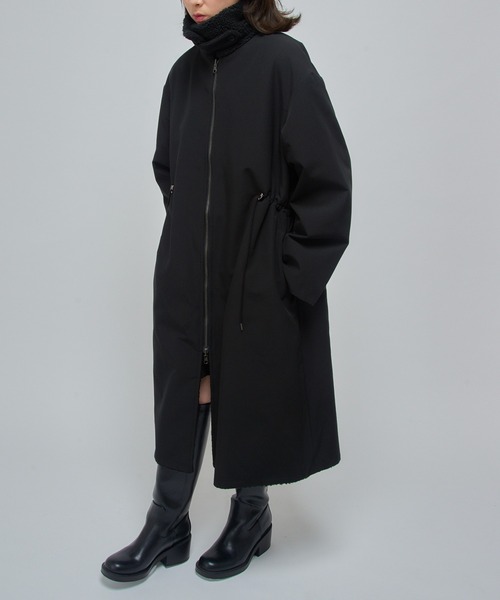 セール】【VACHEMENT】リサイクルシェルタフタ×ボア リバーシブル