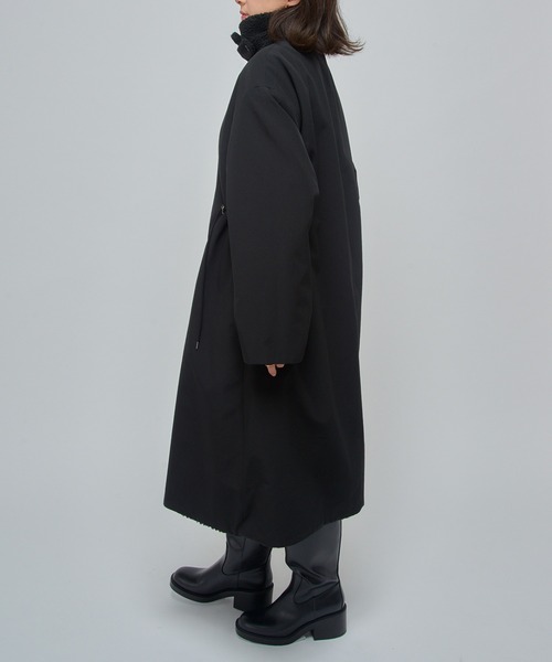 セール】【VACHEMENT】リサイクルシェルタフタ×ボア リバーシブル