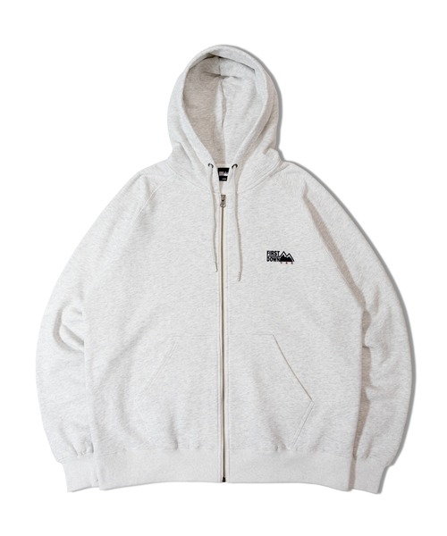 FIRST DOWN(ファーストダウン)の「FIRST DOWN LOGO HOODED ZIP SWEAT(スウェット・メンズ・ブラック/オートミール・L/XL/M)」の2枚目の写真