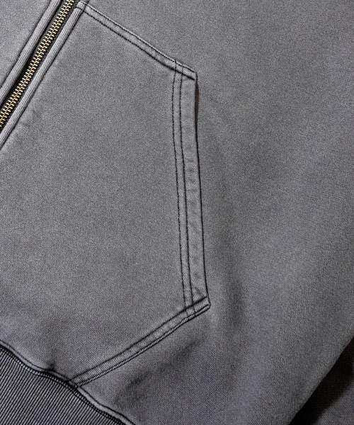 FIRST DOWN(ファーストダウン)の「FIRST DOWN LOGO HOODED ZIP SWEAT(スウェット・メンズ・ブラック/オートミール・L/XL/M)」の3枚目の写真