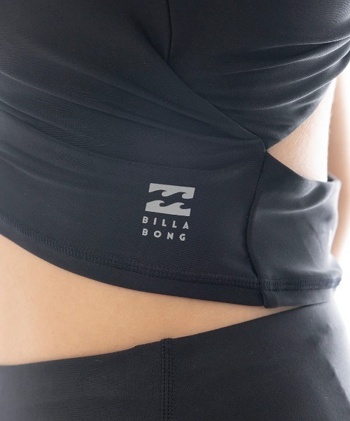 BILLABONG（ビラボン）の「BILLABONG レディース 【ACTIVE】 ACTIVE BRA TOP TEE アクティブウェア 【2025年春夏モデル】/ビラボン吸水速乾UVストレッチトレーニングTシャツ（Tシャツ/カットソー・レディース・マルチ/ブラック/ブルー・MEDIUM）」の7枚目の写真