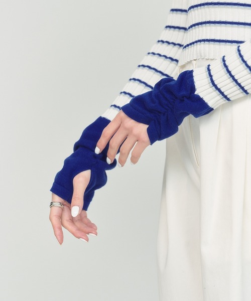 BLUE×PALANG(ブルーパラン)の「BORDER TEE KNIT(ニット/セーター・レディース・ロイヤルブルー/ブラック/グレー・FREE)」の21枚目の写真