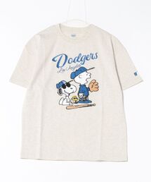 【PEANUTS×MLB】オリジナルデザイン Tシャツ ヤンキース ドジャース カブス