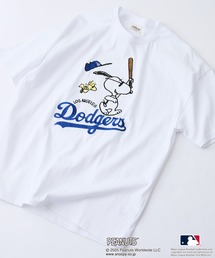 【PEANUTS×MLB】オリジナルデザイン Ｔシャツ ヤンキース ドジャース カブス
