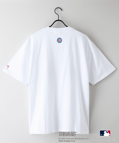 MLB(メジャーリーグベースボール)の「【PEANUTS×MLB】オリジナルデザイン Tシャツ ヤンキース ドジャース カブス(Tシャツ/カットソー・メンズ・ホワイト系その他/ホワイト系その他3/パープル系その他/ベージュ系その他/ブラック系その他3/ホワイト系その他2/ブルー系その他2/ホワイト系その他5/ブルー系その他4/ホワイト系その他4/パープル系その他5/ベージュ系その他6/ブラック系その他6/ホワイト系1/ブラック系その他7/ブルー系/ベージュ系その他7/ブラック系1/ベージュ系・MEDIUM/X-LARGE/LARGE)」の21枚目の写真
