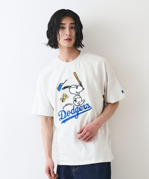 セール】【PEANUTS×MLB】オリジナルデザイン Tシャツ