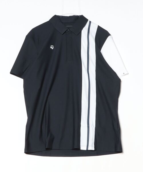 TaylorMade（テーラーメイド）の「テーラーメイド  カラーブロックS/Sポロ（ポロシャツ・メンズ・ホワイト/ネイビー・M/L/LL/3L）」の2枚目の写真