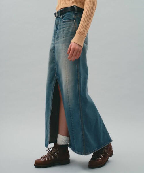 PUBLIC TOKYO（パブリックトウキョウ）の「SWITCHNARROW JEANSKIRT（デニムスカート・レディース・ライトブルー/ブルー・1/2）」の4枚目の写真
