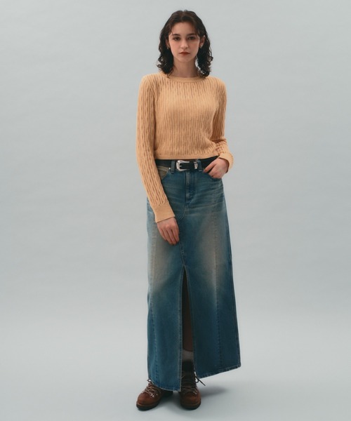 PLEIN SUD JEANS スカート　フランス製 Plein Sud Denim Skirt, Size 44 FR