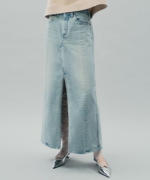 PUBLIC TOKYO（パブリックトウキョウ）の「SWITCHNARROW JEANSKIRT（デニムスカート・レディース・ライトブルー/ブルー・1/2）」の20枚目の写真