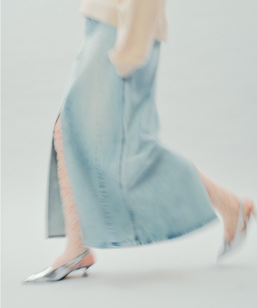PUBLIC TOKYO（パブリックトウキョウ）の「SWITCHNARROW JEANSKIRT（デニムスカート・レディース・ライトブルー/ブルー・1/2）」の9枚目の写真