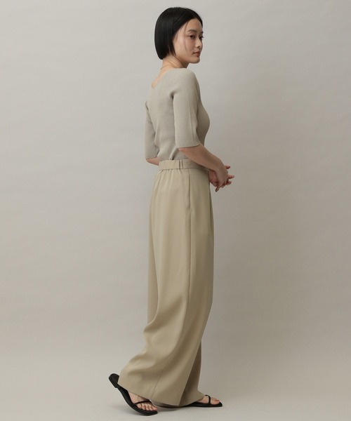 特になし 新色追加・洗える】きれいめイージーストレートパンツ/完売