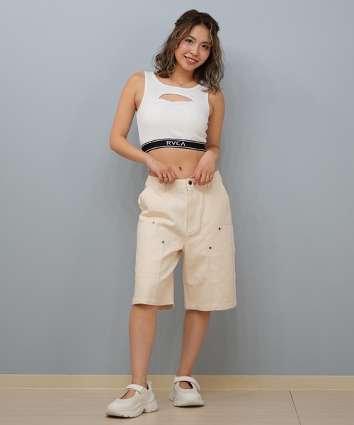新品未使用RVCAルカタックデニムパンツMホワイト白 セール】RVCA/ルーカ ペインターパンツ デニム ミドル丈