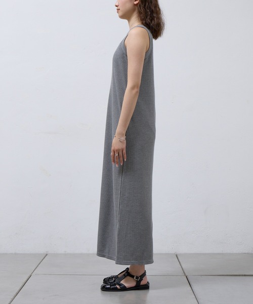 COLONY 2139(コロニートゥーワンスリーナイン)の「WEB限定/ワッフルアメスリロングワンピース(ワンピース・レディース・ブラック/グレー/ライトグレー・FREE)」の19枚目の写真
