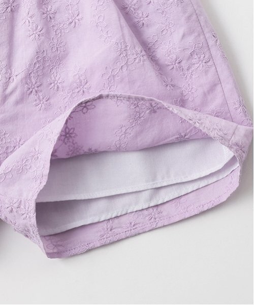 petit main（プティマイン）の「【リンク】レースセットアップ(キッズ)（セットアップ・キッズ・ラベンダー/クリーム・130cm/120cm/80ｃｍ/90cm/100cm/110cm）」の12枚目の写真