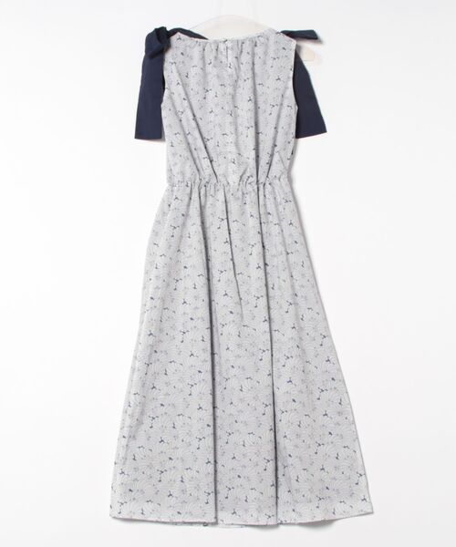 HUIT bouquet(ユイット)の「ショルダーリボン ワンピース Made with Liberty Fabric HUIT(ワンピース・レディース・ブルー系その他2/ブルー系その他・M/S)」の12枚目の写真