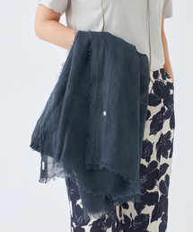 新品未使用NIMNIMDUAI THICK LINEN リネンストール　パープル IENA（イエナ）の「【NIMNIMDUAI/ニムニムデュアイ】THICK LINEN