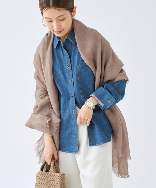 IENA｜NIMNIMDUAI/ニムニムデュアイ THICK LINEN リネンストール