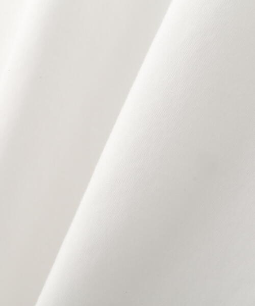 human woman（ヒューマンウーマン）の「◆ハイゲージプレーティング天竺プルオーバー（Tシャツ/カットソー・レディース・ホワイト/ブルー・MEDIUM）」の17枚目の写真