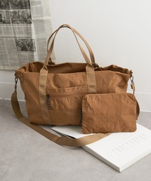 cache cache（カシュ カシュ）の「【cache cache】パッカブルナイロンボストン（ボストンバッグ）」