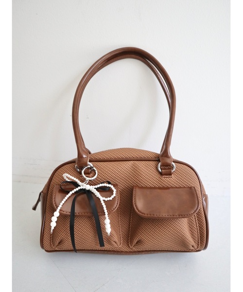 jumelle（ジュメロ）の「boston design bag（ボストンバッグ・レディース・ブラウン・FREE）」の13枚目の写真