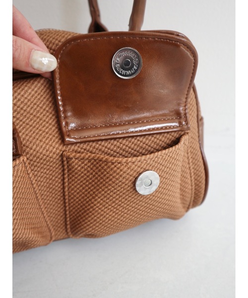 jumelle（ジュメロ）の「boston design bag（ボストンバッグ・レディース・ブラウン・FREE）」の14枚目の写真