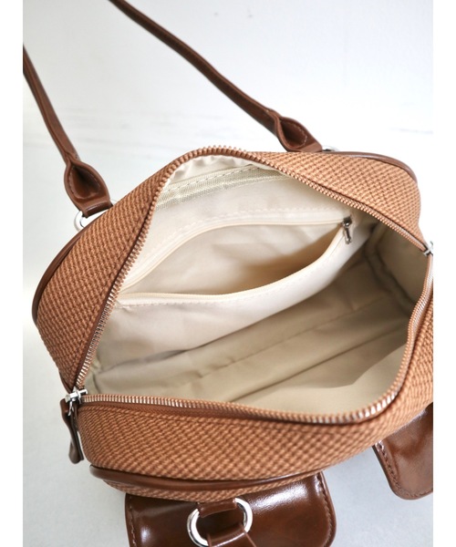 jumelle（ジュメロ）の「boston design bag（ボストンバッグ・レディース・ブラウン・FREE）」の16枚目の写真