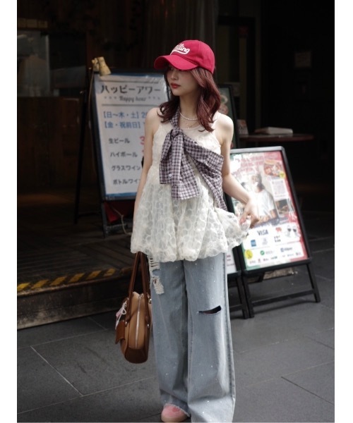 jumelle（ジュメロ）の「boston design bag（ボストンバッグ・レディース・ブラウン・FREE）」の8枚目の写真